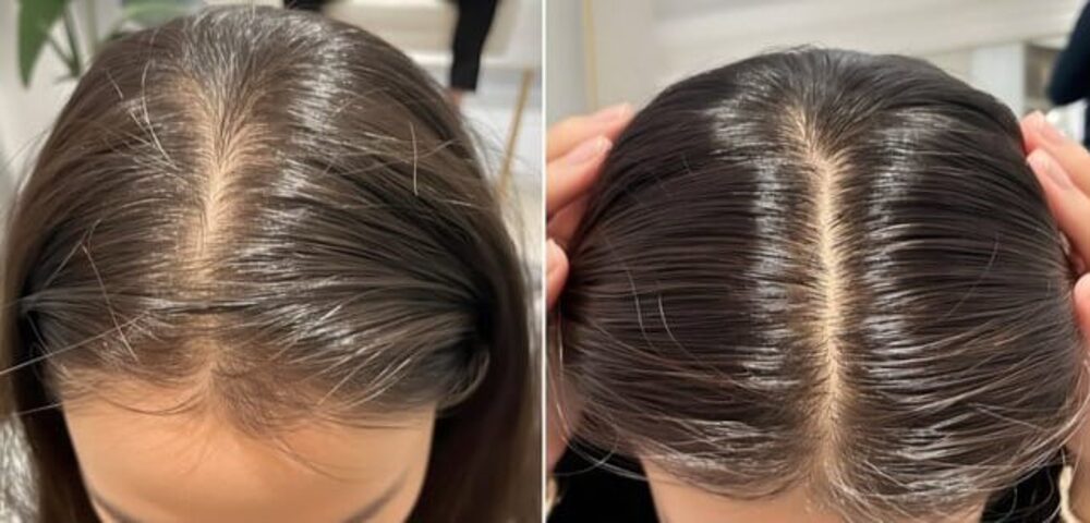 Botanical Elixir Hair Serum real patient before and after result