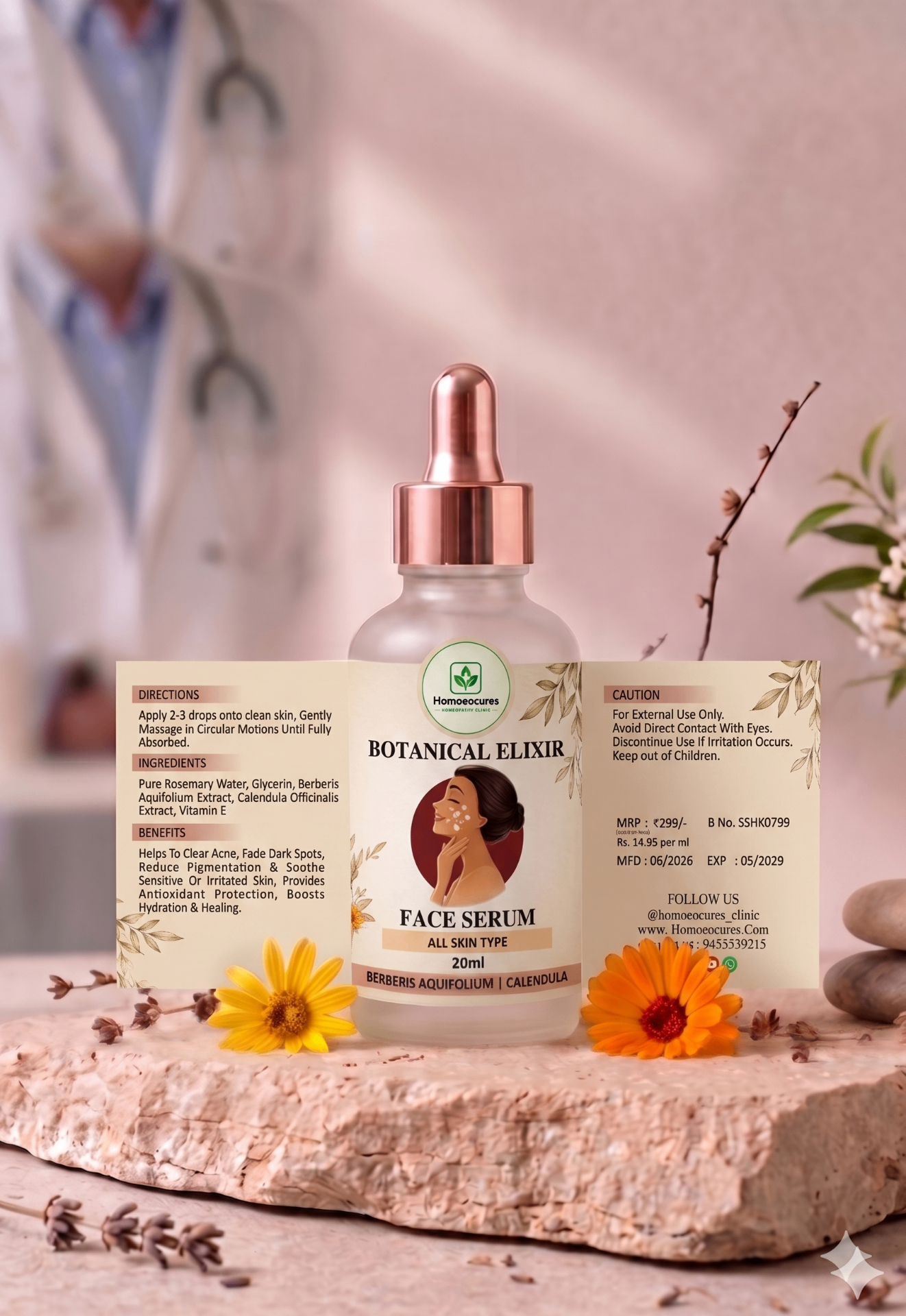 Homoeopathic Face Serum