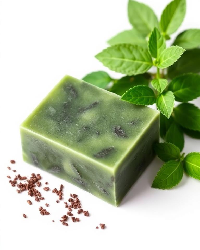 Homemade Neem & Tulsi Soap